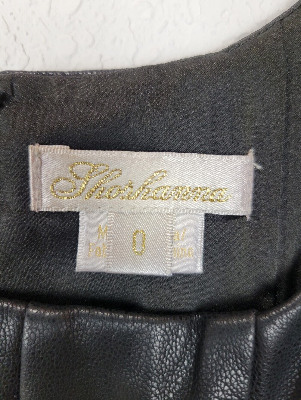 NWT Shoshanna Everett Black Faux Leather and Lace Fit & Flare Mini Dress Sz 0 - Picture 14 of 16